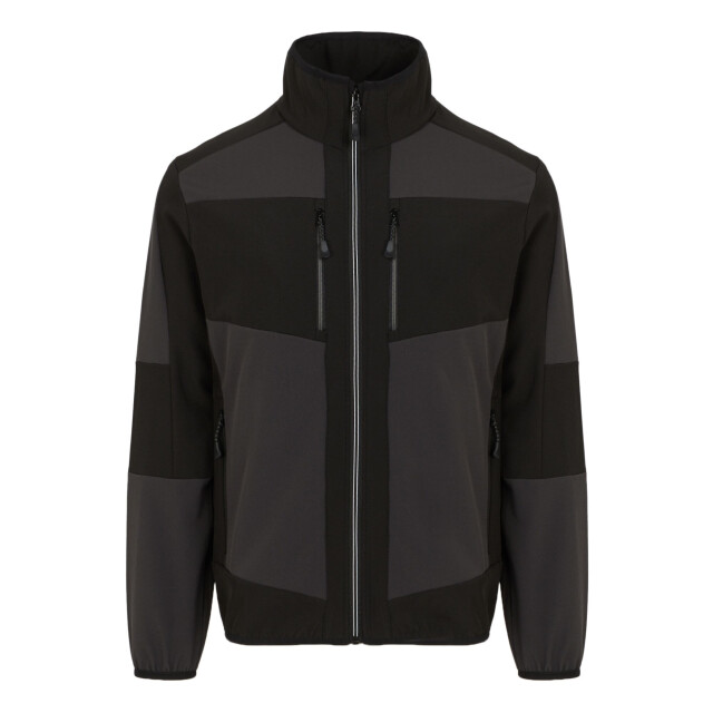 Regatta Heren e-volve 2 layer soft shell jas UTFK2713_ashblack large
