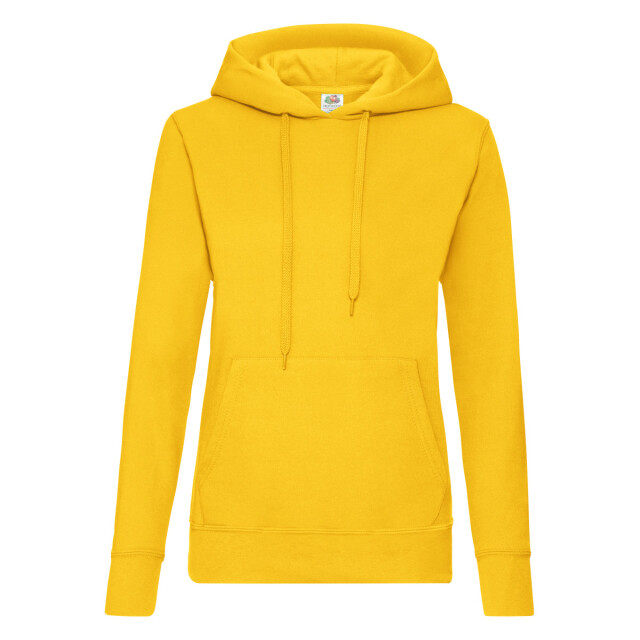 Fruit of the Loom Dames klassieke hoodie UTFK2708_sunflower large