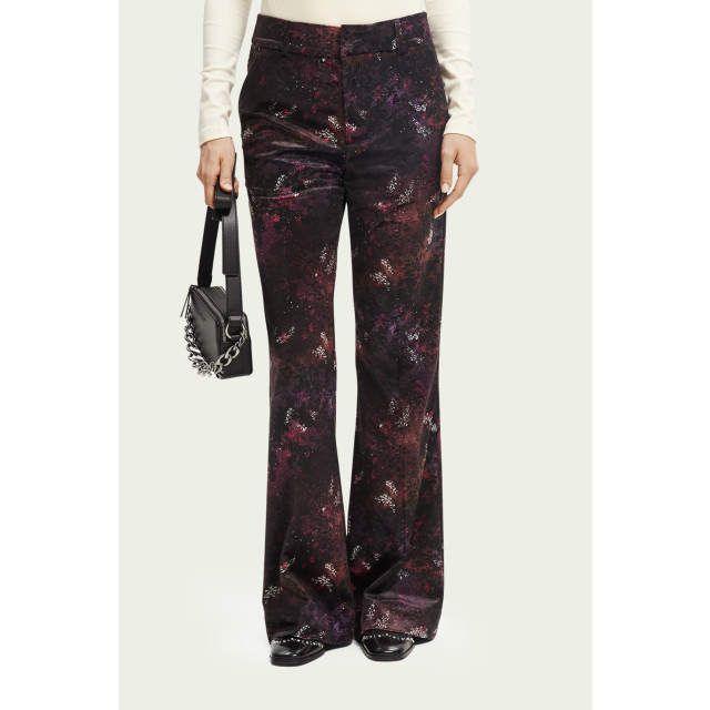 Scotch & Soda 168802 velvet high-rise flared trousers 168802 Velvet high-rise flared trousers large