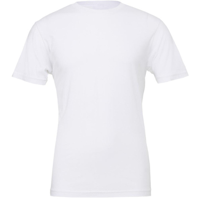 Bella + Canvas Canvas unisex jersey crew t-shirt met hals / heren t-shirt met korte mouwen UTFK269_white large