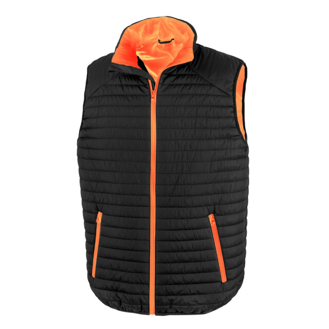 Result Heren thermoquilt gilet UTFK2692_blackorange large