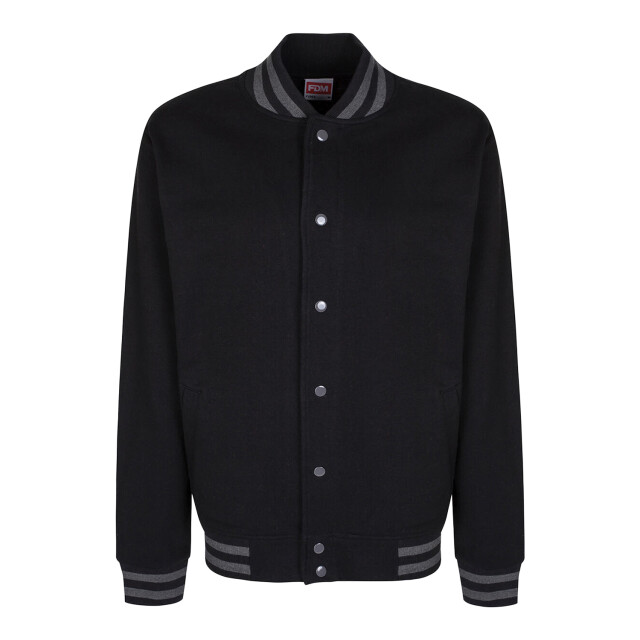 FDM Heren campus varsity-jas UTFK2691_blackcharcoal large