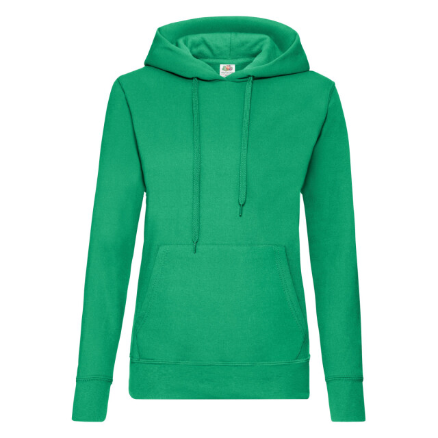 Fruit of the Loom Dames klassieke hoodie UTFK2708_kellygreen large