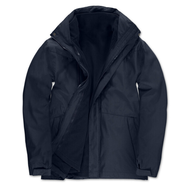 B and C Heren corporate 3 in 1 jas UTFK2686_navy large