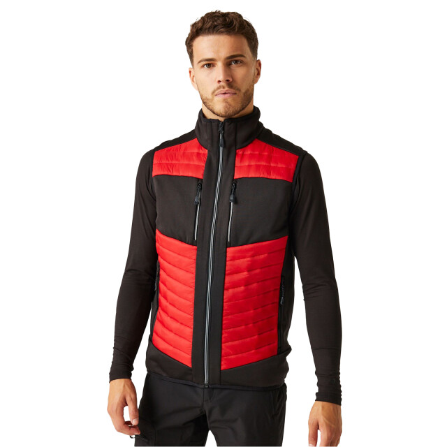 Regatta Heren e-volve hybride thermo gilet UTFK2561_classicredblack large