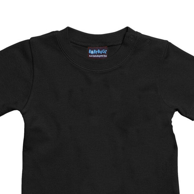 Babybugz Effen baby t-shirt UTFK2565_black large