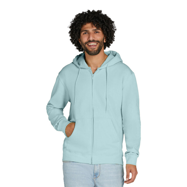 SG Heren full zip hoodie UTFK2679_angelblue large