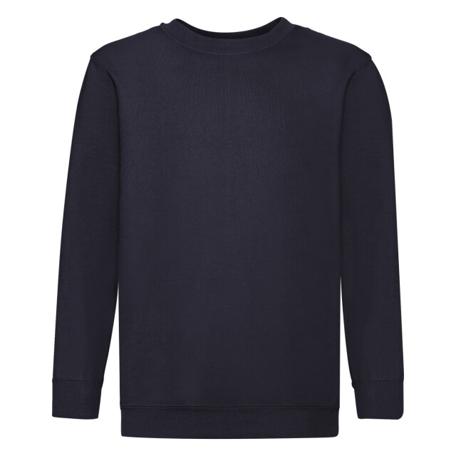 Fruit of the Loom Kinder/kids klassiek sweatshirt met inzet UTFK2672_deepnavy large