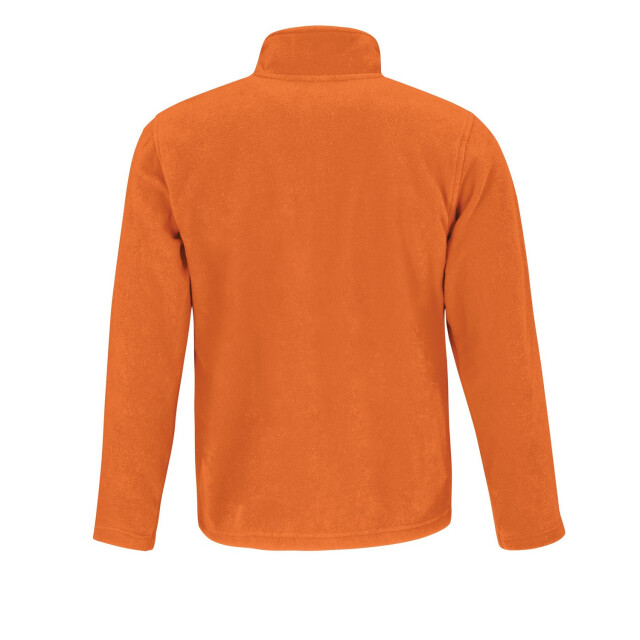 B and C Heren id.501 microfleece full zip fleecejack UTFK2753_pumpkinorange large