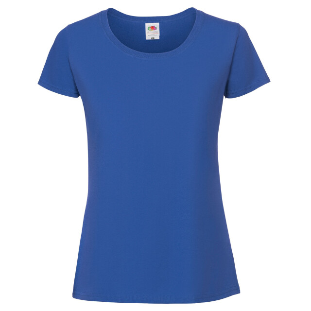 Fruit of the Loom Dames iconic 195 premium ringspun katoenen t-shirt UTFK2664_royalblue large