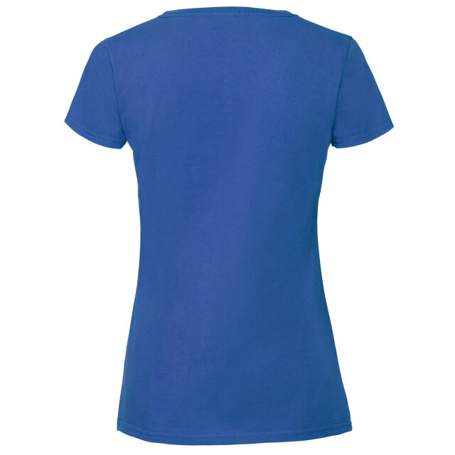 Fruit of the Loom Dames iconic 195 premium ringspun katoenen t-shirt UTFK2664_royalblue large