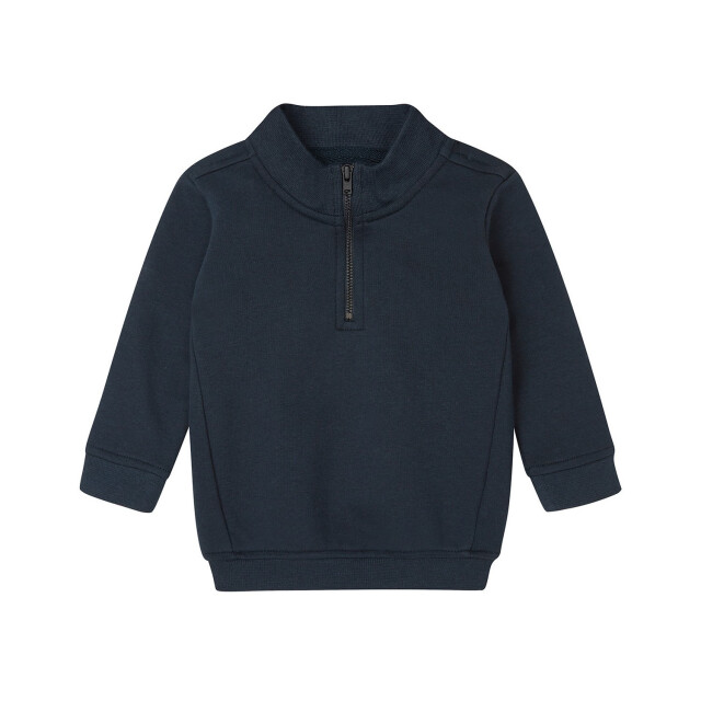 Babybugz Sweatshirt met kwart rits voor baby's UTFK2661_navy large