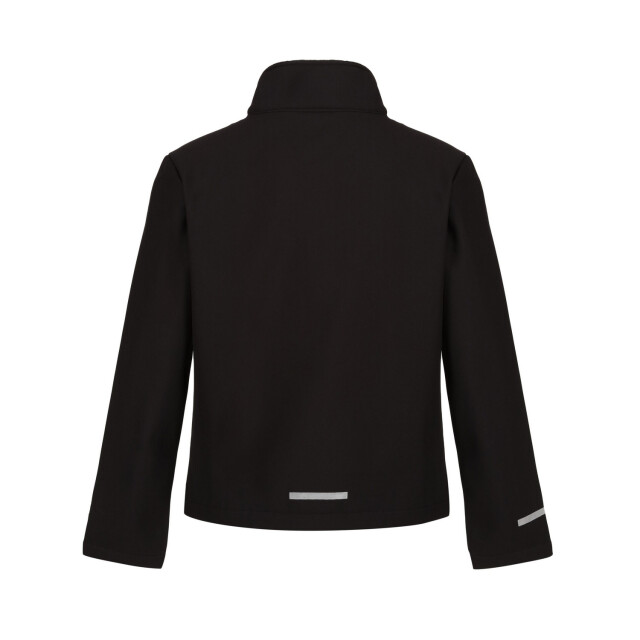 Regatta Kinder/kids ablaze 2 layer soft shell jas UTFK2541_black large