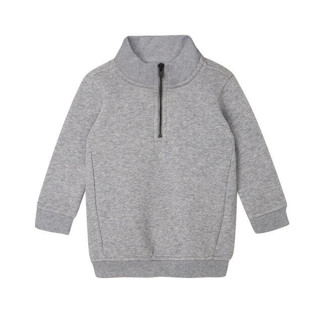 Babybugz Sweatshirt met kwart rits voor baby's UTFK2661_heathergreymelange large