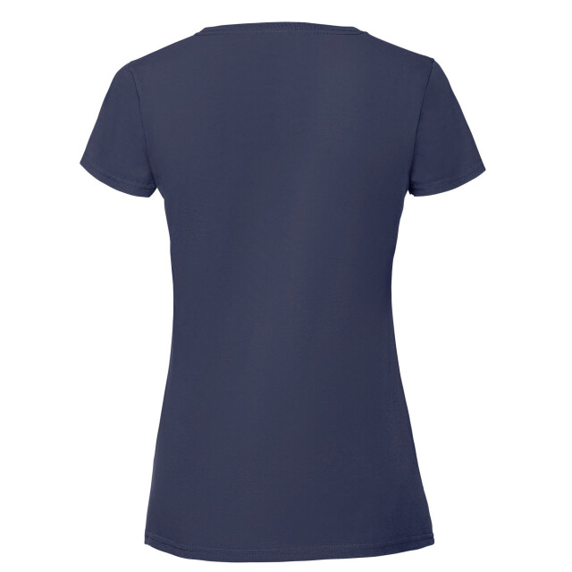 Fruit of the Loom Dames iconic 195 premium ringspun katoenen t-shirt UTFK2664_deepnavy large