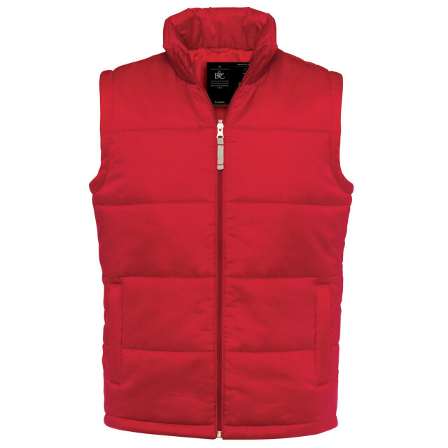 B and C Gewone bodywarmer voor heren UTFK2648_red large