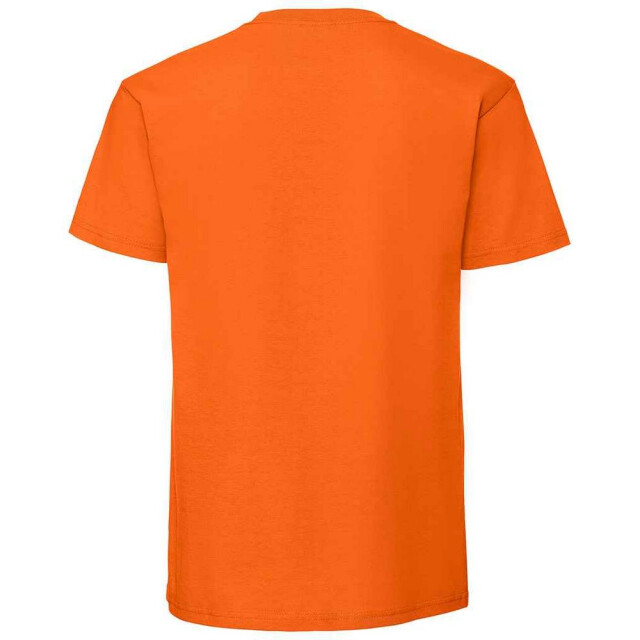 Fruit of the Loom Heren iconic 195 premium ringspun katoen t-shirt UTFK2657_orange large