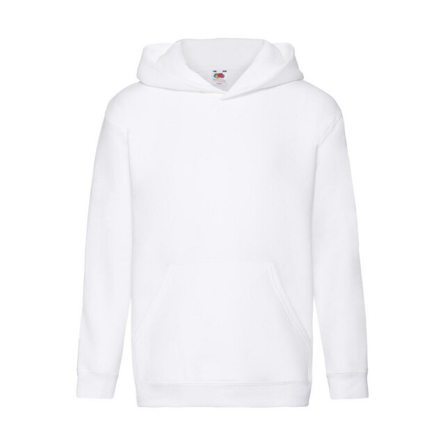 Fruit of the Loom Kinder/kids premium effen hoodie UTFK2724_white large