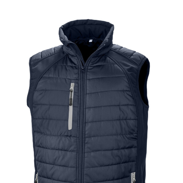 Result Gewatteerd heren compass softshell gilet UTFK2533_navygrey large