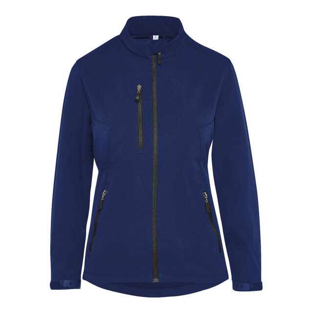 SG Dames signature tagless soft shell jas UTFK2638_navy large