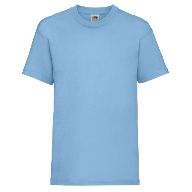 Fruit of the Loom Effen t-shirt kinder/kids valueweight UTFK2521_skyblue large