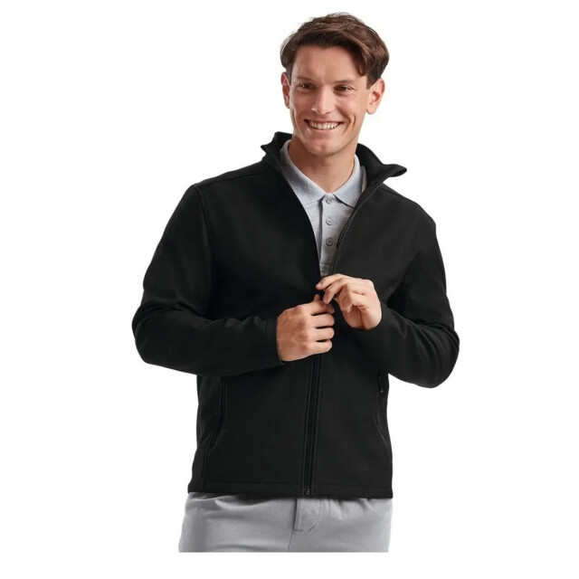 Russell Athletic Heren essential soft shell jas UTFK2632_black large
