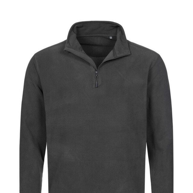 Stedman Stars Heren half rits fleece jas UTFK2523_steelgrey large