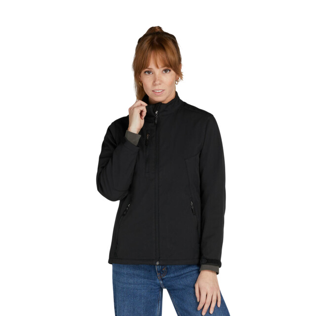 SG Dames signature tagless soft shell jas UTFK2638_black large