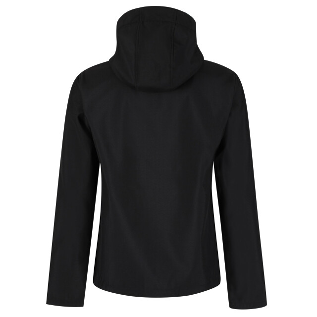 Regatta Heren venturer 3 layer hooded soft shell jacket UTFK2621_black large