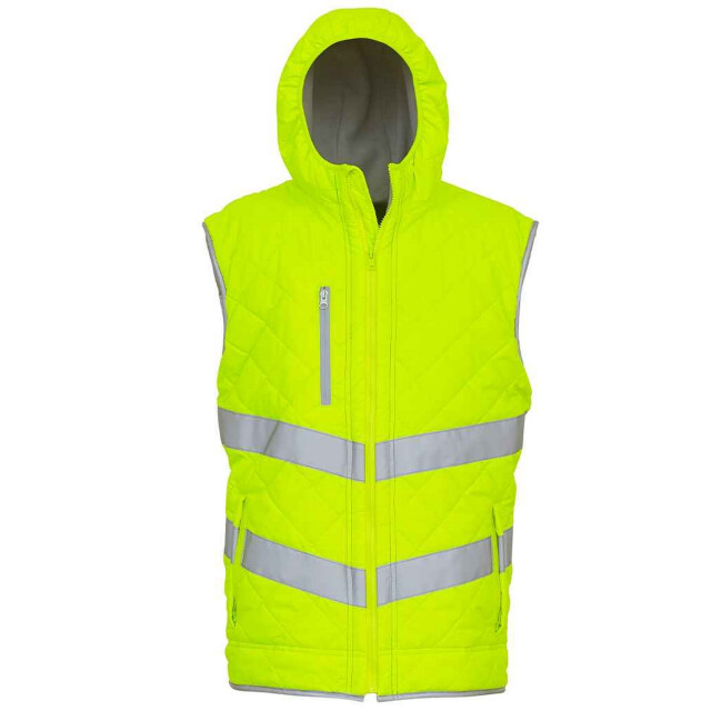 Yoko Heren kensington gilet met capuchon UTFK2623_fluorescentyellow large