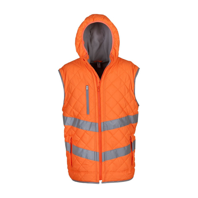 Yoko Heren kensington gilet met capuchon UTFK2623_fluorescentorange large