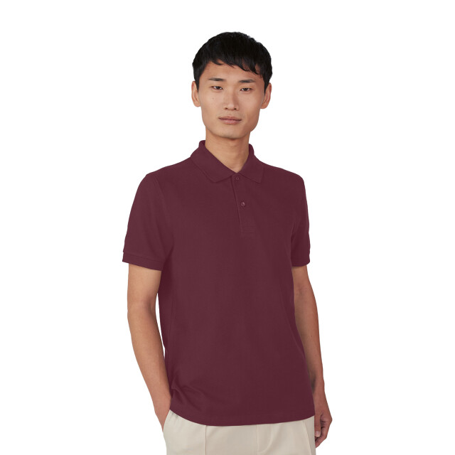 B and C Heren my 180 poloshirt UTFK2506_burgundy large