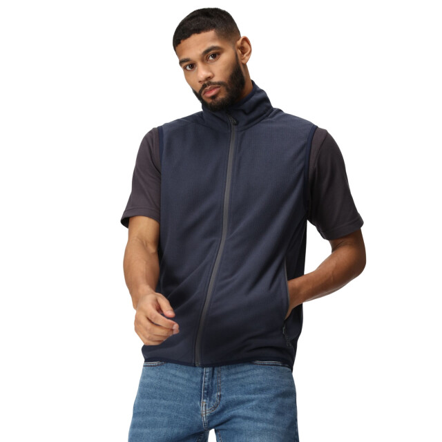 Regatta Heren navigate fleece gilet UTFK2615_navysealgrey large