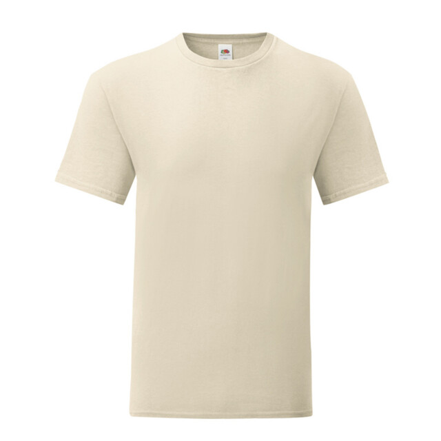 Fruit of the Loom Heren iconisch 150 t-shirt UTFK2628_natural large