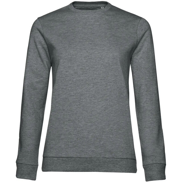 B and C Dames #set in french terry sweatshirt UTFK2604_midgrey large