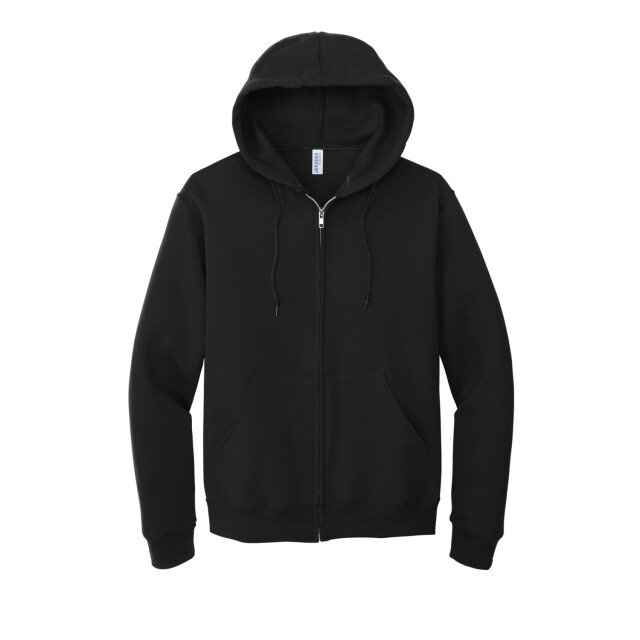 Jerzees Colours Heren nublend full zip hoodie UTFK2614_black large