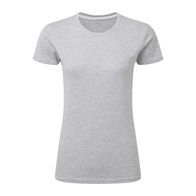 Signature Effen t-shirt zonder label voor dames UTFK2663_lightoxford large