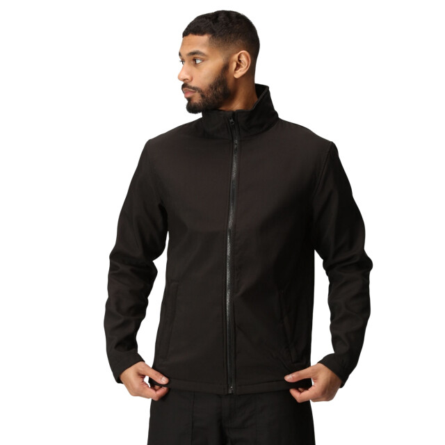 Regatta Heren ablaze printable soft shell jas UTFK2595_black large