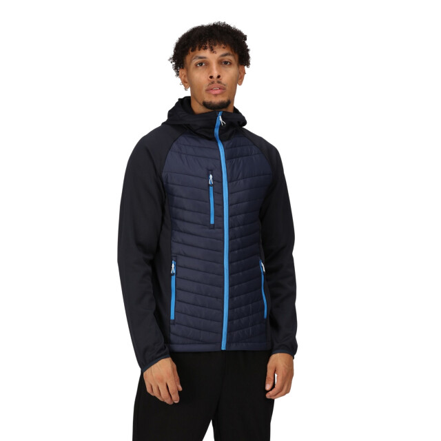 Regatta Heren navigate hybride hooded jacket UTFK2584_navyfrenchblue large