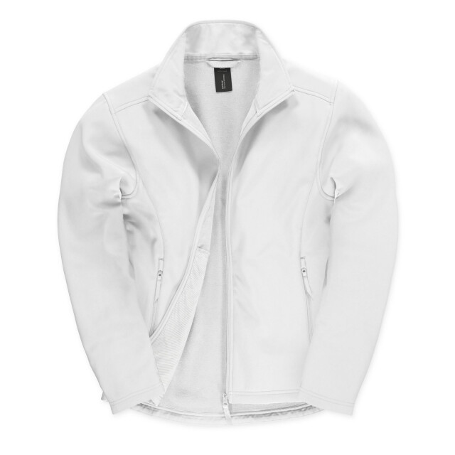 B and C Heren id.701 zacht shell jas UTFK2642_whitewhite large