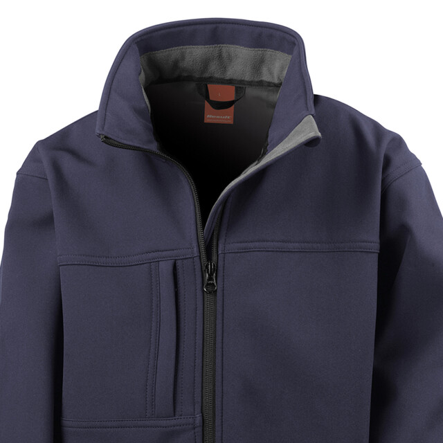 Result Kinder/kids klassiek soft shell jasje UTFK2599_navy large