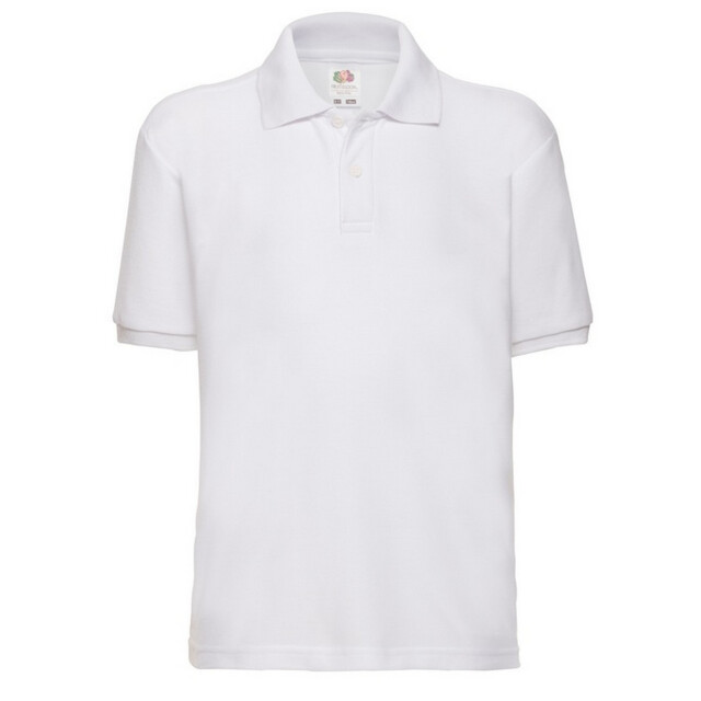 Fruit of the Loom Kinder/kinder 65/35 poloshirt UTFK2570_white large
