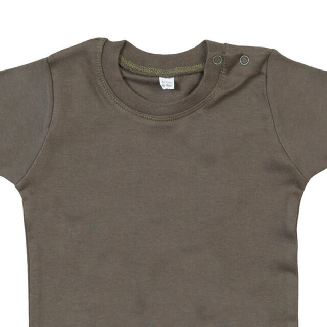 Babybugz Effen baby t-shirt UTFK2565_lightolive large