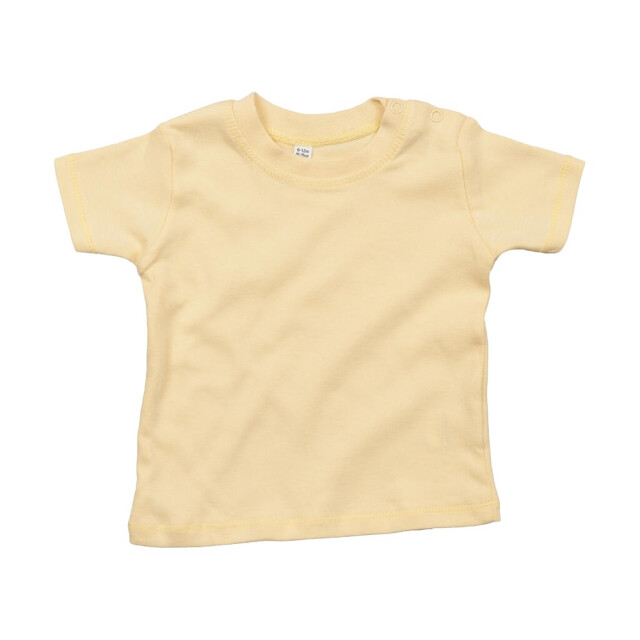 Babybugz Effen baby t-shirt UTFK2565_softyellow large