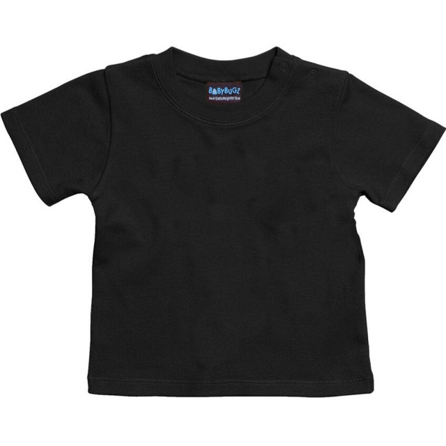 Babybugz Effen baby t-shirt UTFK2565_black large