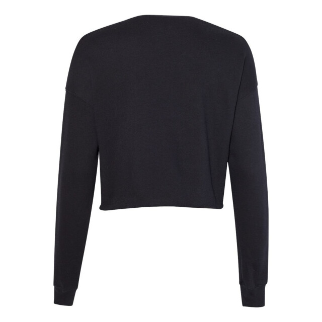 Bella + Canvas Dames fleece crew hals gewaad top UTFK2582_black large