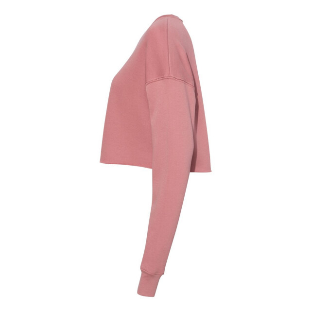 Bella + Canvas Dames fleece crew hals gewaad top UTFK2582_mauve large