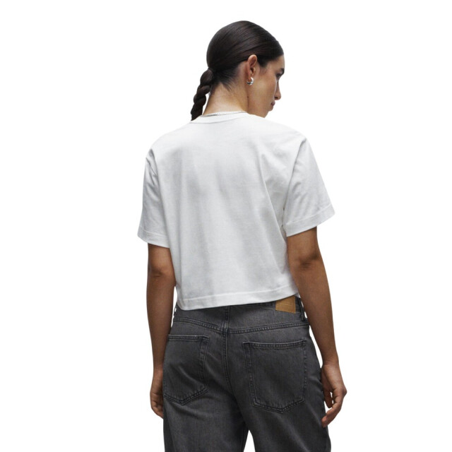 True Blanks Dames effen gewaad top UTFK2564_offwhite large