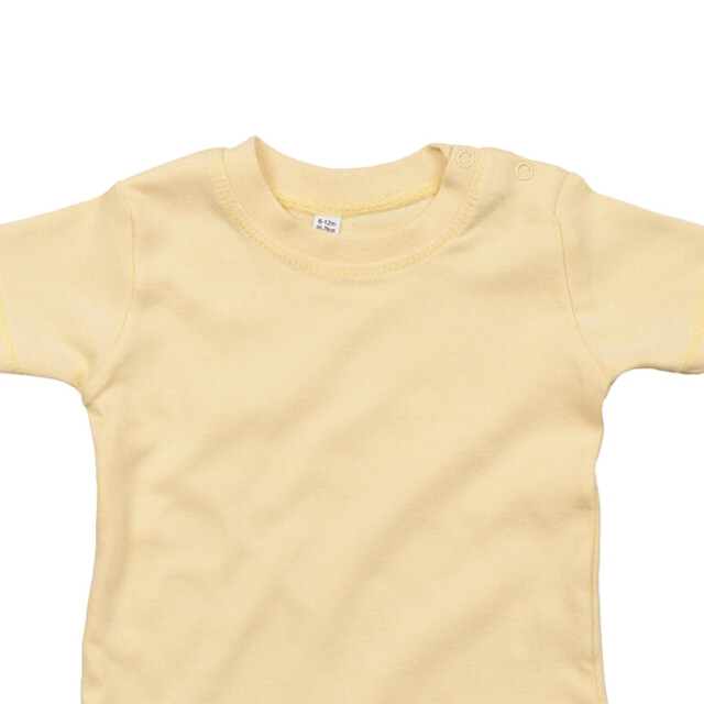 Babybugz Effen baby t-shirt UTFK2565_softyellow large