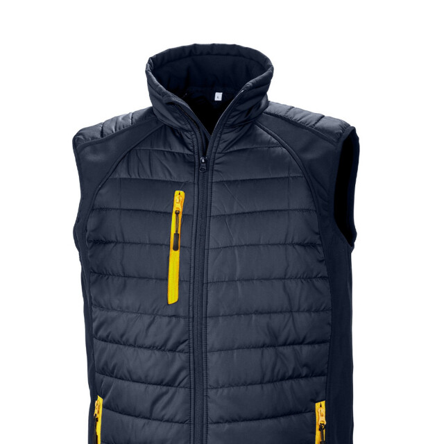 Result Gewatteerd heren compass softshell gilet UTFK2533_navyyellow large